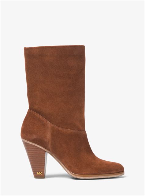 michael kors divia boot|Divia Suede Ankle Boot .